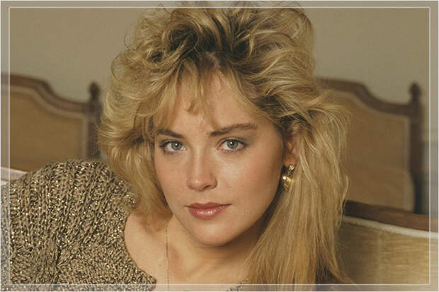 Молодая Шэрон Стоун.