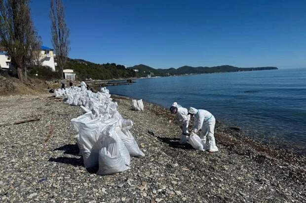 Дополнительные заграждения выставили вдоль берега реки Туапсе