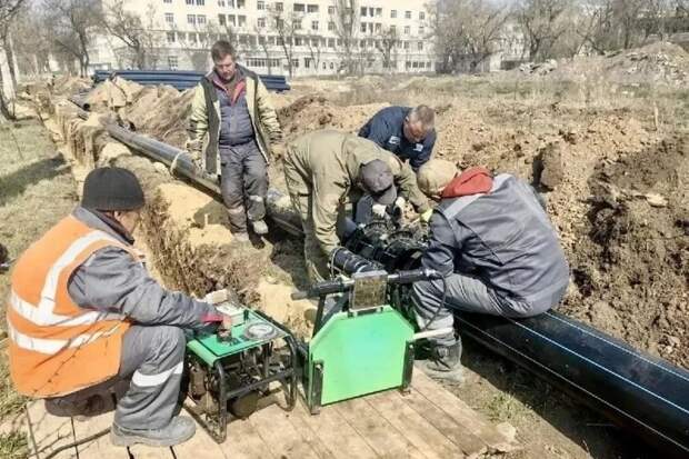 Туляки ведут масштабную реконструкцию систем Мариуполя