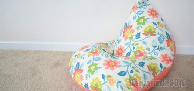 Пошейте кресло-подушку ребенку всего за 30 минут