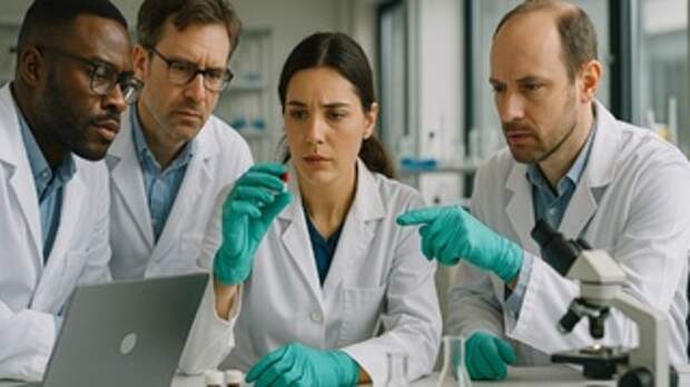 Препарат / Ученые / Лекарства / Изображение сгенерировано ИИ ChatGPT / amic.ru