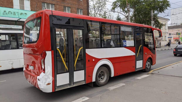 Первые частные автобусы в "львином" дизайне заметили в Туле