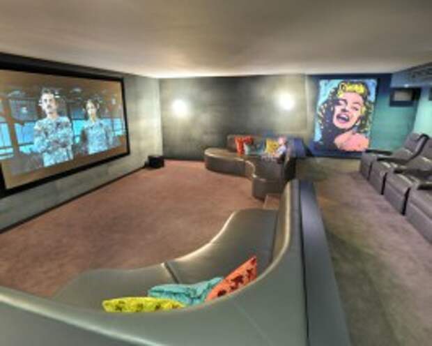 contemporary-home-theater