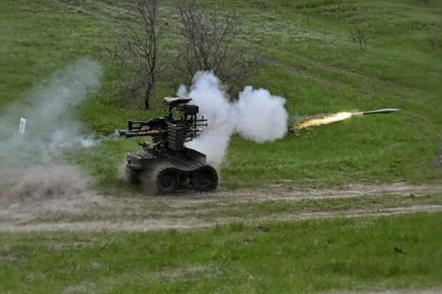 На вооружении 65-й отдельной бригады ВСУ находится наземный боевой робот «Гном»