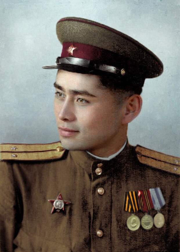 Герои Великой Отечественной войны в цветных фотографиях