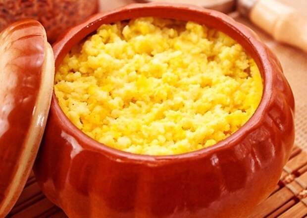 ПШЕННАЯ КАША С КАРТОФЕЛЕМ И ЛУКОМ - Каши и блюда из круп