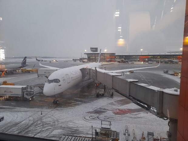 Авиарейсы задерживаются в московских аэропортах из-за метели, владивостокских нет