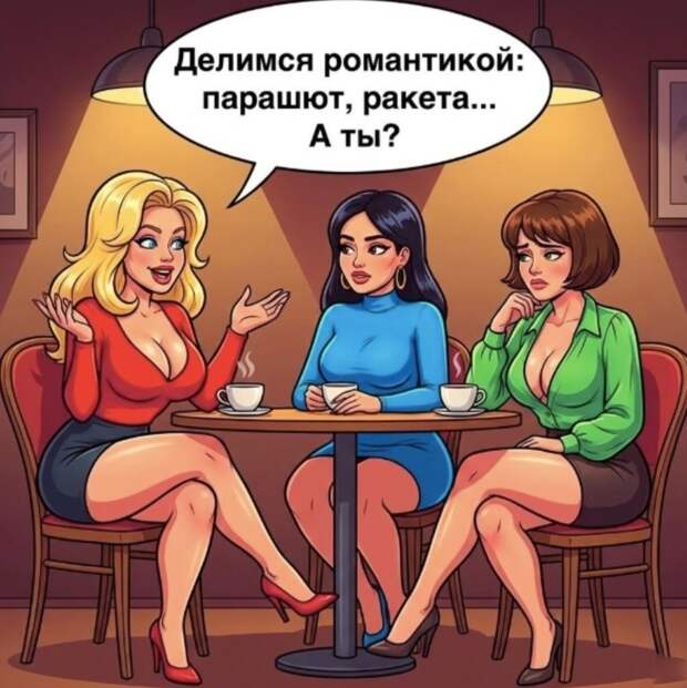 Bcтpeчaютcя тpи oфицepcкиe жeны: paкeтчикa, дecaнтникa и aвтoмoбилиcтa