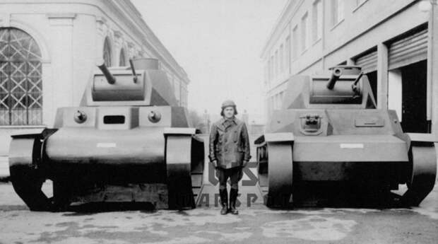 Первый и второй вариант Carro P 75. Предпочтение было отдано второй машине - Тяжёлый танк по-итальянски | Warspot.ru