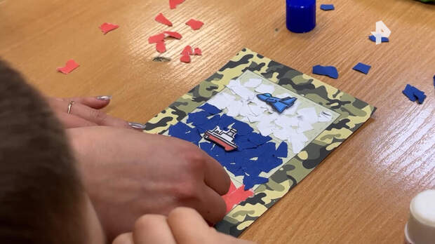 Дети военнослужащих поздравили отцов – участников СВО с Днем защитника Отечества