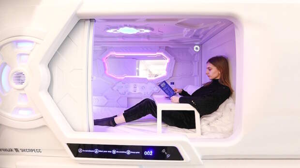 В РЖД рассказали о 17%-ом росте спроса на сон в капсулах