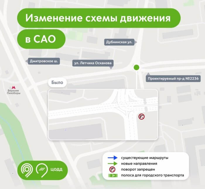 Схема ЦОДД: Было