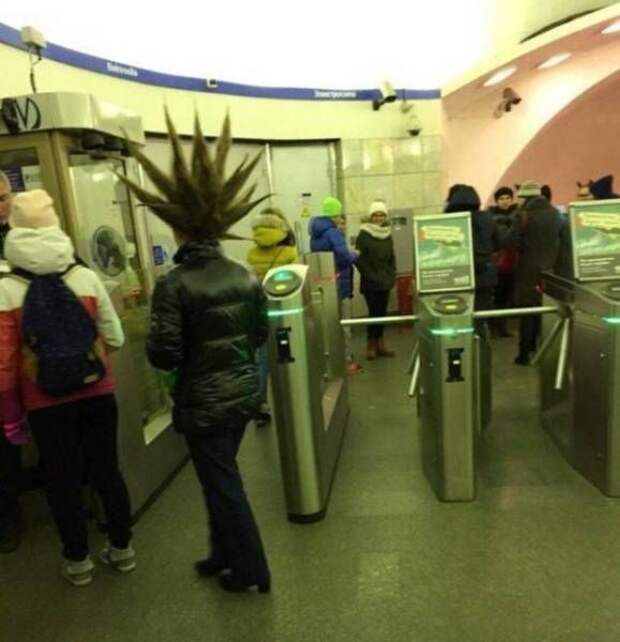 Странности в метро (32 фото)