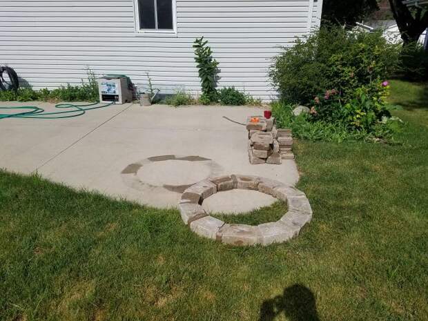 Место для огня во дворе своими руками (31 фото)