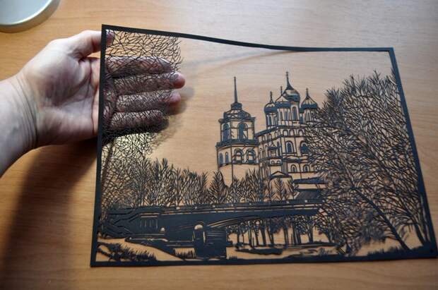 Дедушка из Пскова восхитил интернет своими невероятными картинами из бумаги Виктор Кушнаренко, искусство, картины из бумаги, очумелые ручки, своими руками, талант