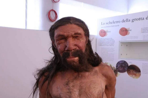 Человек из пещеры Альтамура (Иллюстрация из открытых источников)