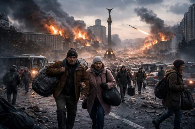 Жители Киева вышли с протестами на улицы города