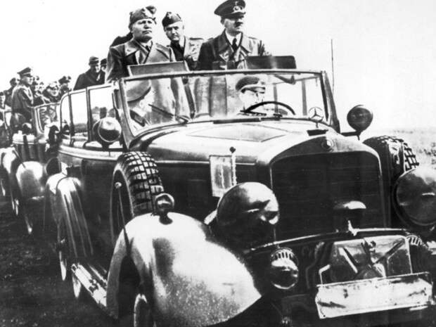 Гитлер и Муссолини на Восточном фронте, Полтава, 1942 года. Велика Отечественная война, вов, война