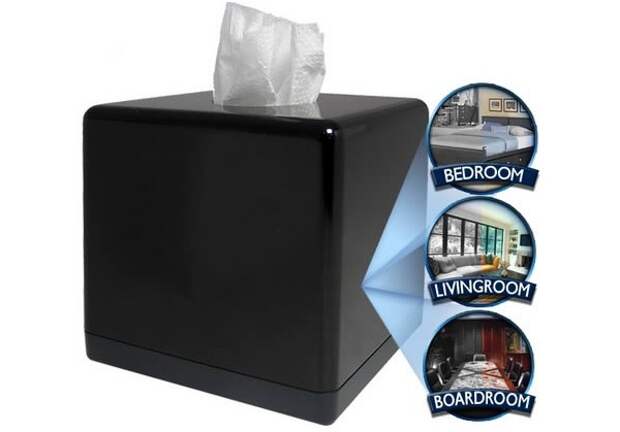 Tissue Box - скрытая камера-упаковка салфеток от BrickHouse