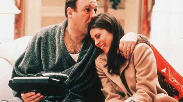 meadow soprano and tony soprano hugging