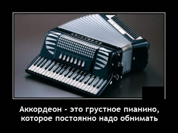 Демотиватор про аккордеон