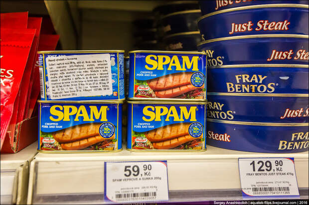 Удивительные цены на продукты в супермаркете Праги