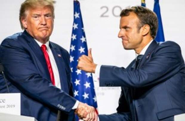 трамп макрон
