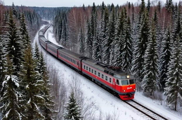 В Тульской области из-за погоды задерживаются поезда дальнего следования