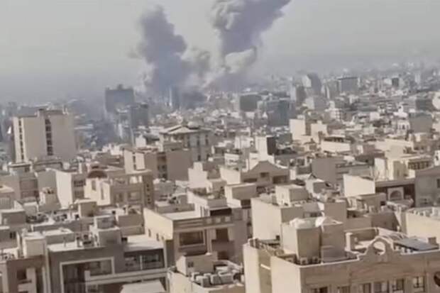 Мощный удар Израиля по Ирану попал на видео