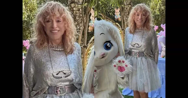 76-летняя Алла Пугачёва отпраздновала Пасху в мини-юбке