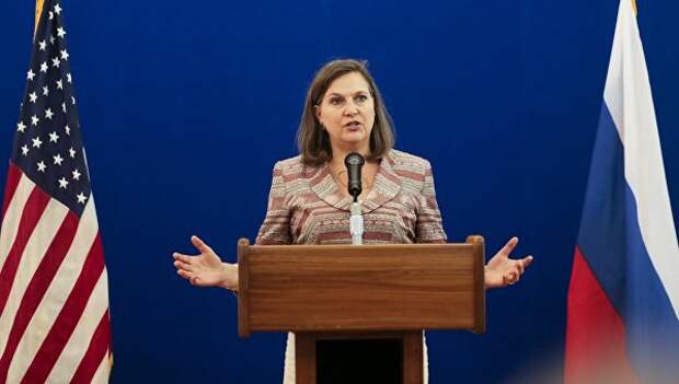 Помощник госсекретаря США Виктория Нуланд в Москве. Архивное фото
