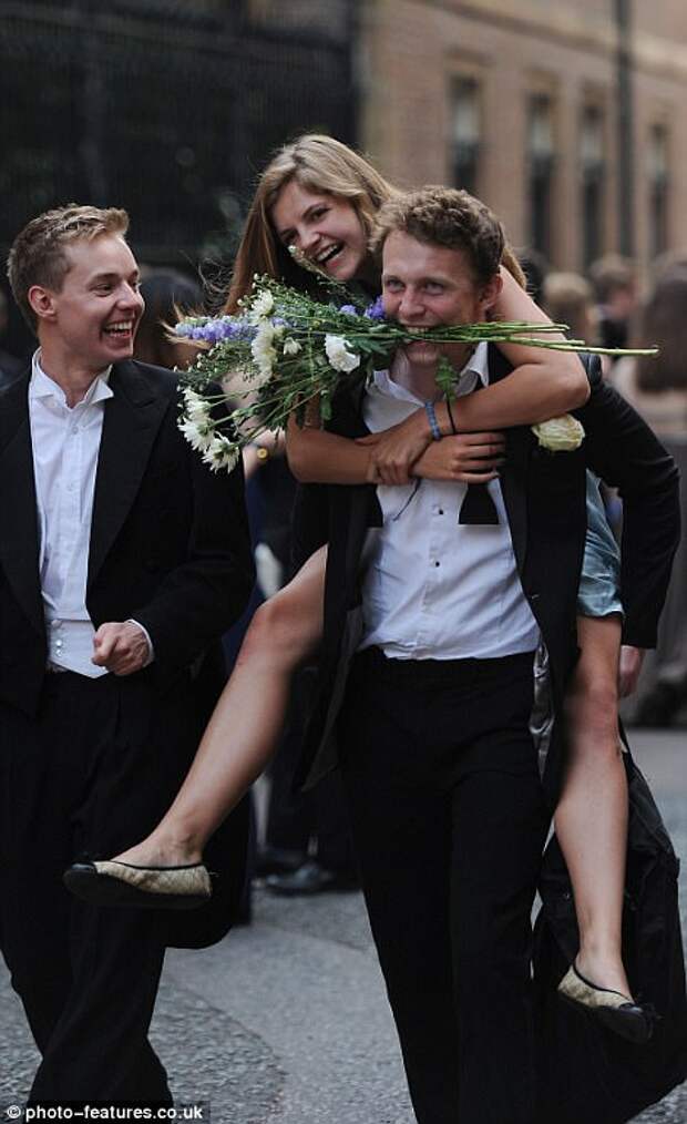 One guest even got a piggyback