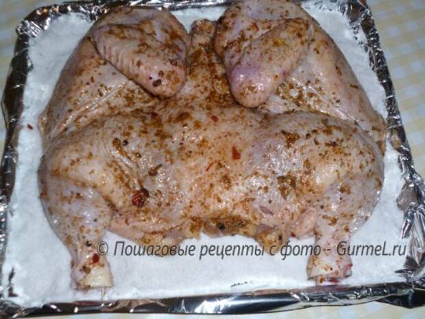 P1170466 500x375 Курица, запечённая на соли   Gurmel