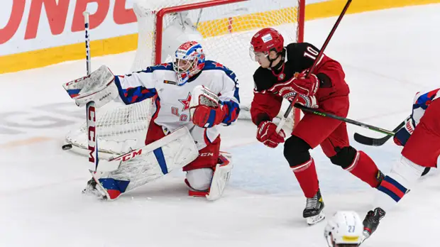 ЦСКА проиграл «Витязю» в овертайме матча КХЛ