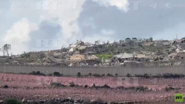 RT показал, как выглядят разрушения в приграничье Ливана после ударов ЦАХАЛ