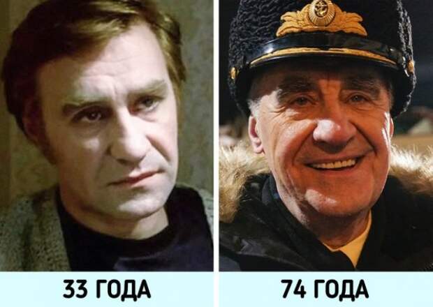 Отечественные знаменитости в молодости и сейчас