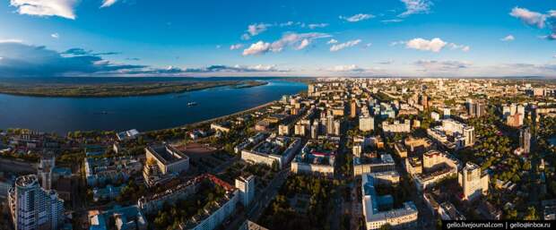 Фото Самары с высоты — космический город на Волге