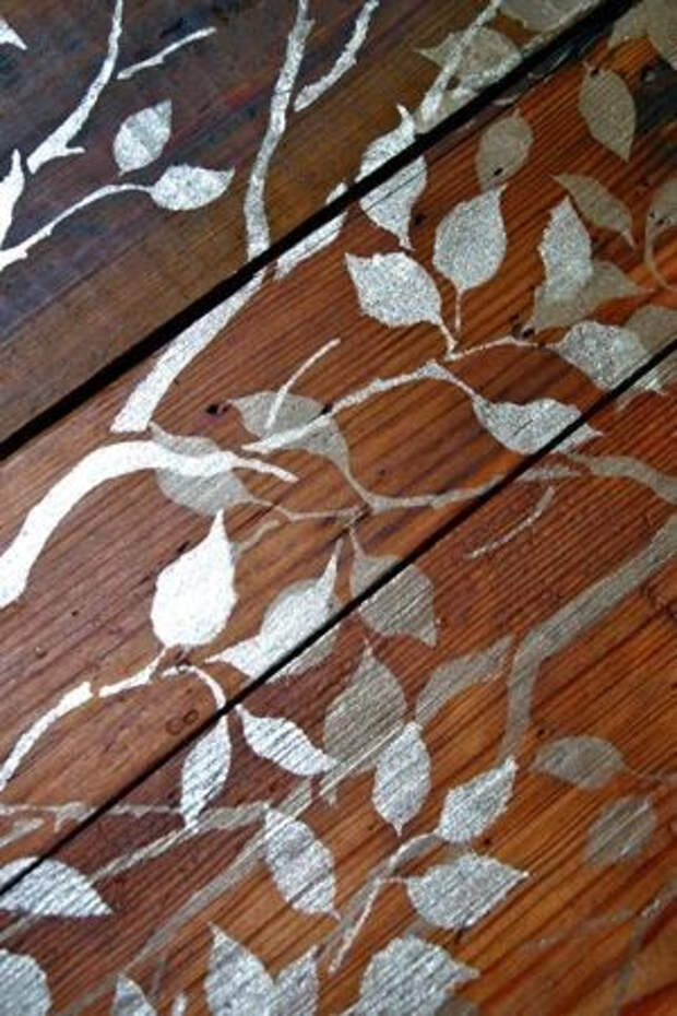 Ручная роспись деревянного пола. Идеи (39) (300x450, 163Kb)