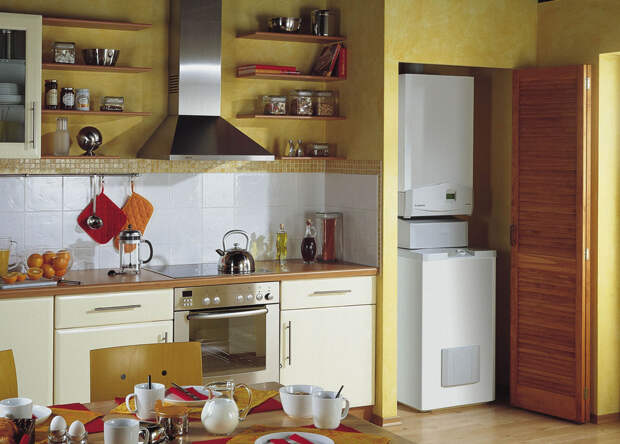 Дизайн кухни с газовым котлом с фото