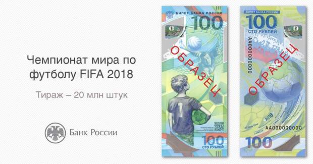 Банкнота к ЧМ-2018