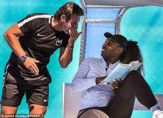Serena Williams reads Unlearn book