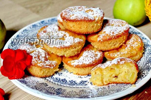 Фото Маффины с яблоками