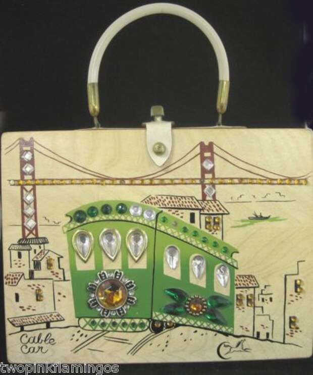 Enid Collins Cable Car purse: 