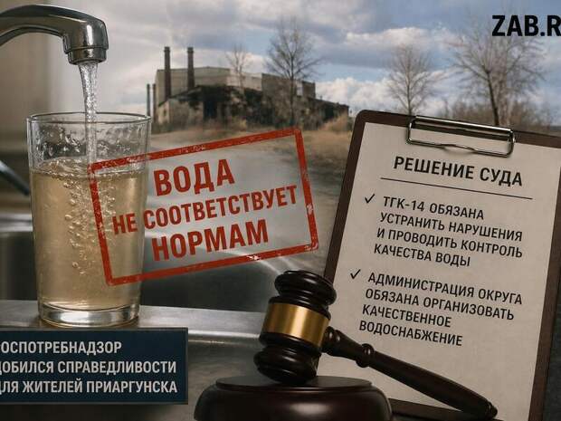ТГК-14 больше года не проверяла воду в Приаргунске — 8 тысяч жителей пили неизвестно что