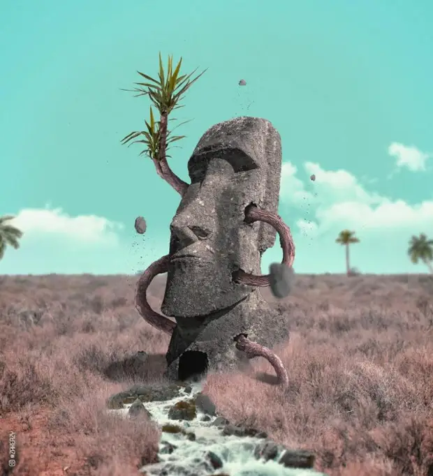 Сюрреалистические фотоманипуляции Зака Изи