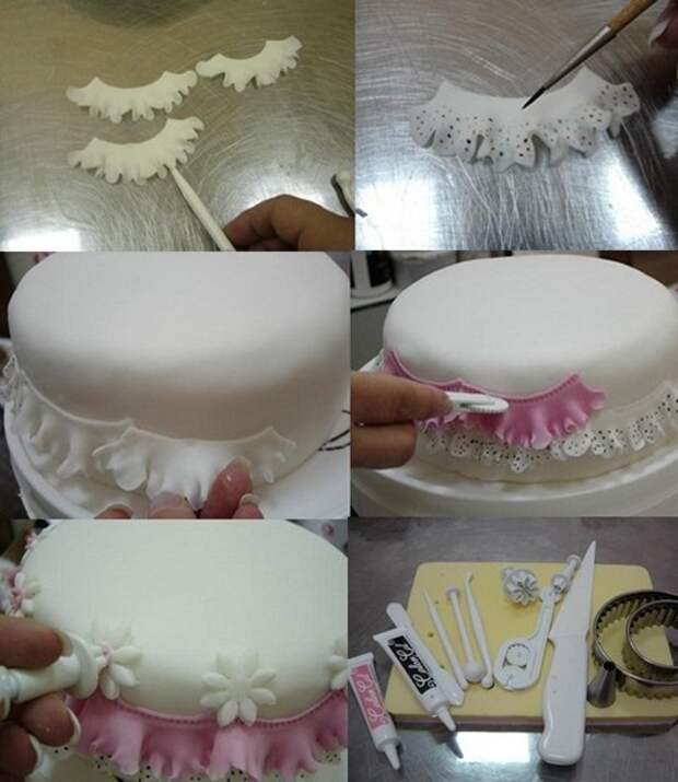 как сделать украшение для торта