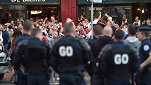 Полиция в Лилле, Франция. 14 июня 2016