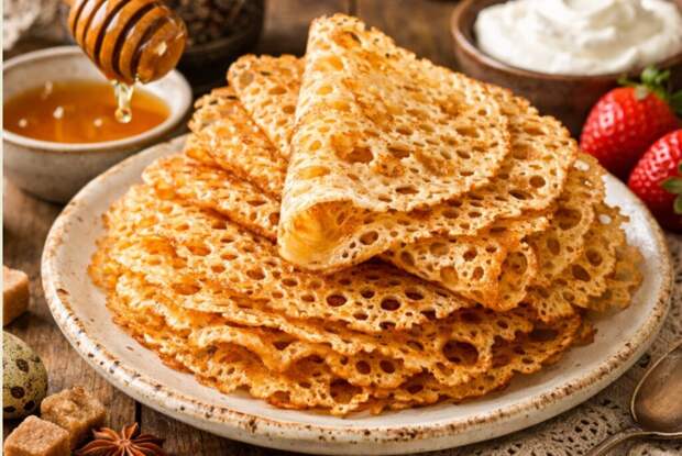 Не печём, а рисуем: готовим хрустящие кружевные блинчики на завтрак. Простой рецепт