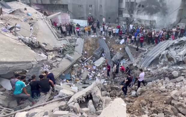 Израиль полностью снёс палестинский город в секторе Газа (ВИДЕО)