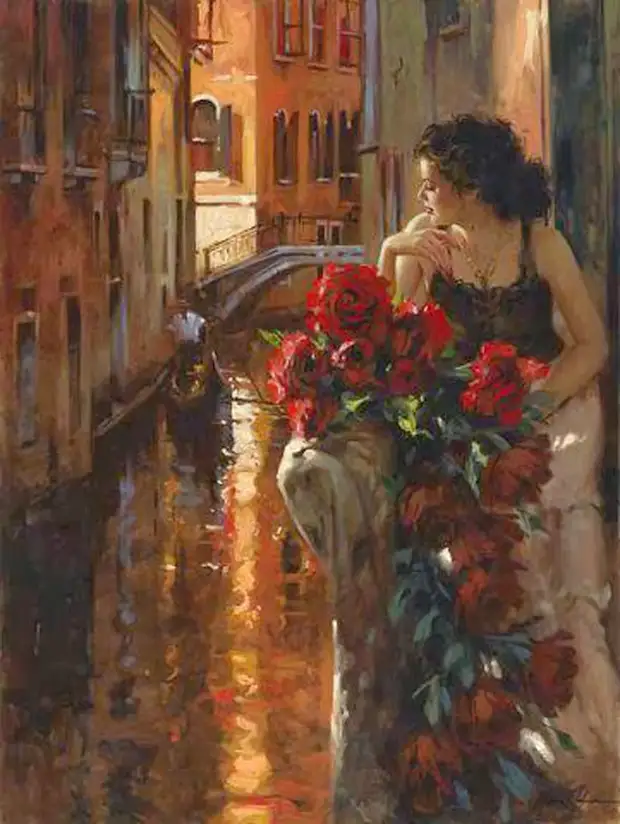 Очарование нежности. Художник Richard s. Johnson женственность.